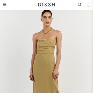 DISSH Shelby pistachio dress
